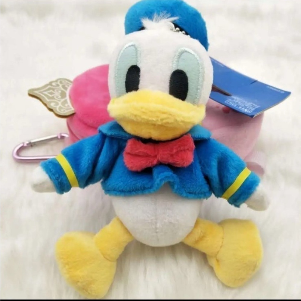 Disney Tokyo Donald Duck plush Bag Pendant Keychain New